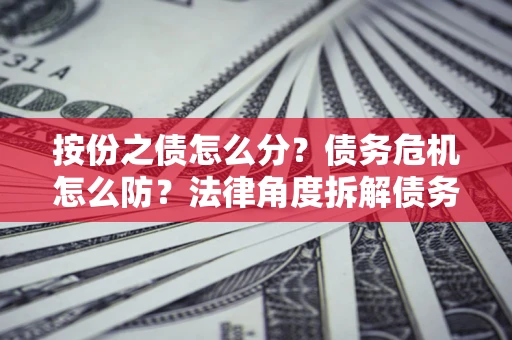 济南按份之债怎么分？债务危机怎么防？法律角度拆解债务分配与风险自保指南