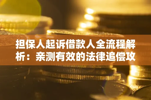济南担保人起诉借款人全流程解析：亲测有效的法律追偿攻略