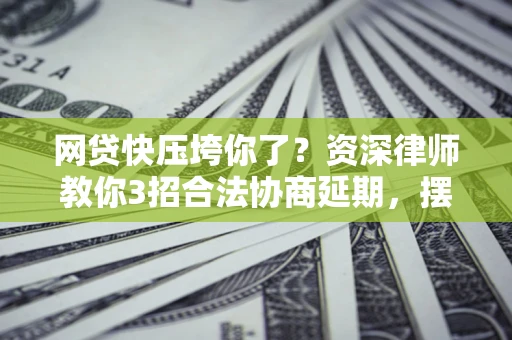 济南网贷快压垮你了？资深律师教你3招合法协商延期，摆脱暴力催收！