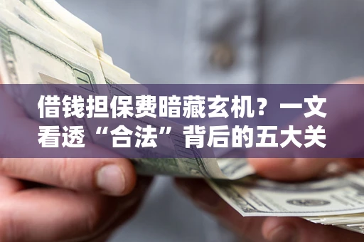 济南借钱担保费暗藏玄机？一文看透“合法”背后的五大关键陷阱