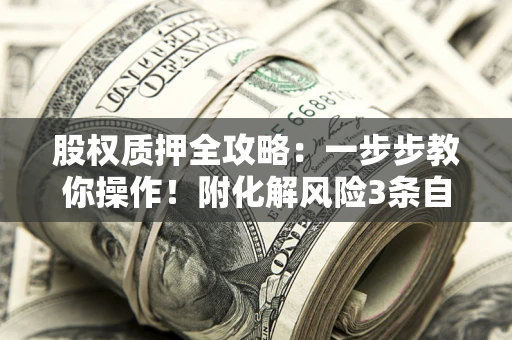 济南股权质押全攻略：一步步教你操作！附化解风险3条自救法则