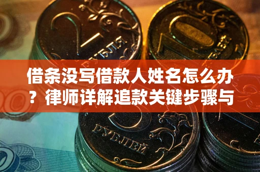 济南借条没写借款人姓名怎么办？律师详解追款关键步骤与证据链构建