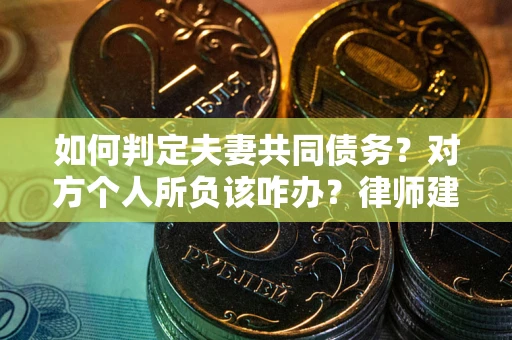 济南如何判定夫妻共同债务？对方个人所负该咋办？律师建议