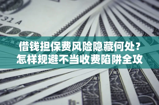 济南借钱担保费风险隐藏何处？怎样规避不当收费陷阱全攻略！