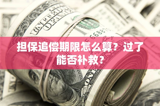 济南担保追偿期限怎么算？过了能否补救？